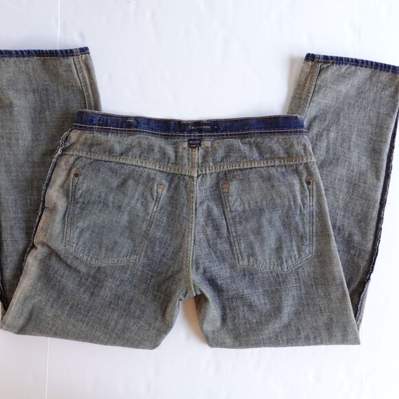 Men's Calvin Klein Jeans Straight Leg Cotton Rocker 36 / 30 - Picture 10 of 12